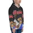 thumbnail image 5 of The Boondocks Teens Sweatshirts Novelty Print Zip Up Hoodie Jacket Long Sleeve Hooded Sweatshirt Hoody Coat With Pocket Large, 5 of 8