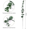 thumbnail image 7 of Zukuco Artificial Eucalyptus Stems 24pcs Fake Eucalyptus Leaves Real Touch Artificial Greenery Bulk for Wedding Home Farmhouse Party Decoration, 7 of 7