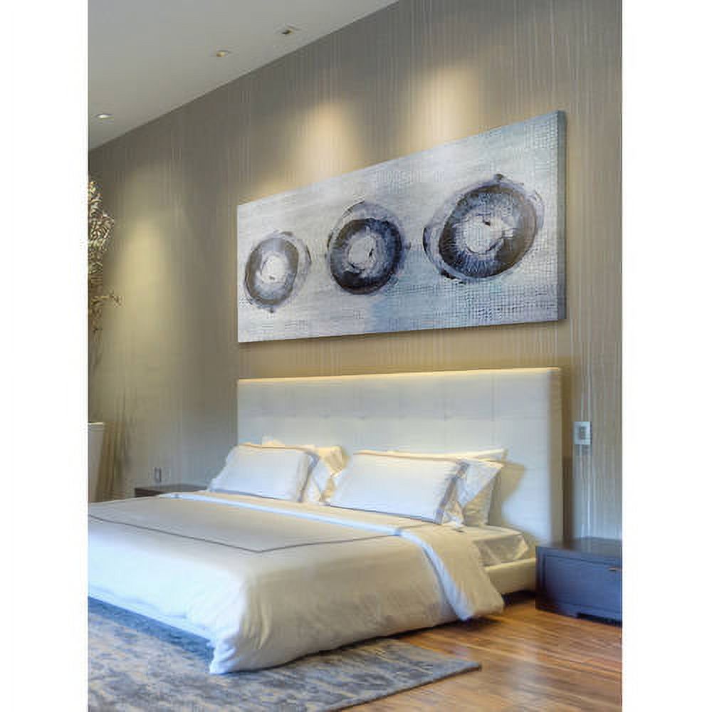 MARMONT HILL  - 'Ring Shadows' Painting Print on Wrapped Canvas - Blue Small