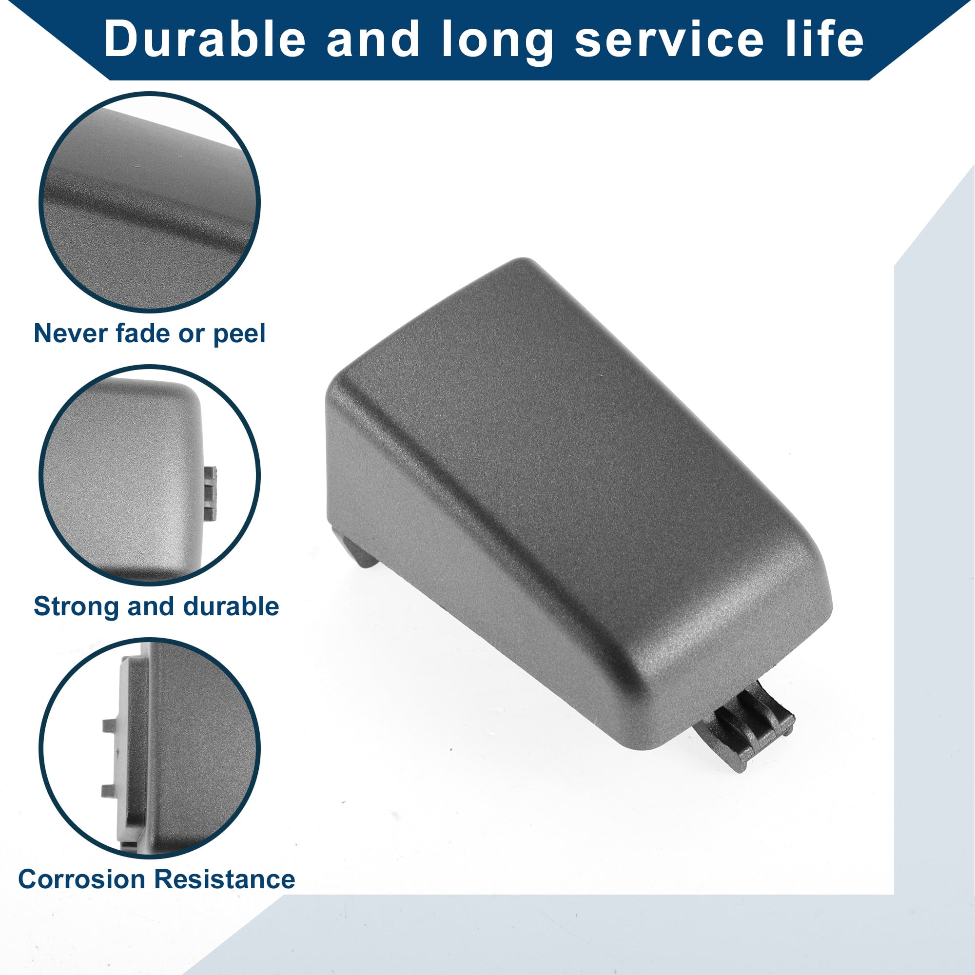 Unique Bargains Vehicle Handle Cover Gray for Land Rover Range Rover Sport 2005-2013