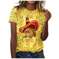 thumbnail image 1 of YDLCAFD Chemises de Maternité pour Femmes Mode Décontractée Imprimée Col Rond Manches Courtes Pull T-Shirt, 1 of 5