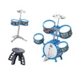 thumbnail image 3 of Kit de batería de jazz para niños, juguete educativo musical de percusión, instrumentos musicales para niñas y niños de 4 a 14 años. , Style C Estilo C, 3 of 9