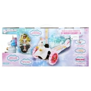 Sakar Unicorn Ride-N-Glide Buddies 3D Toddler Scooter, 3 Wheel Scooter for Kids Ages 3+, White