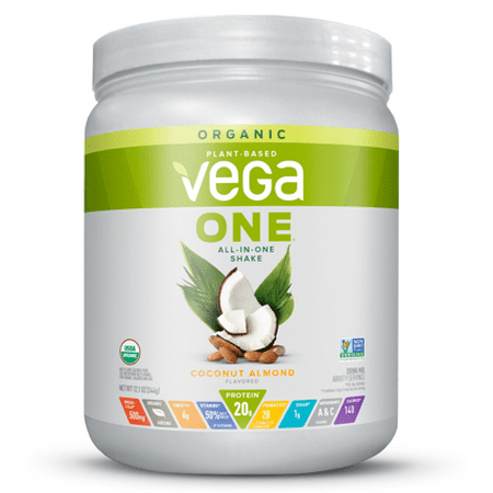 Vega One Organic All in One Shake, Coconut Almond 12.1 oz, 9 servings