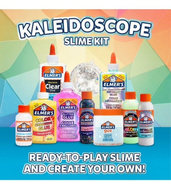 elmer's 10pc kaleidocope slime