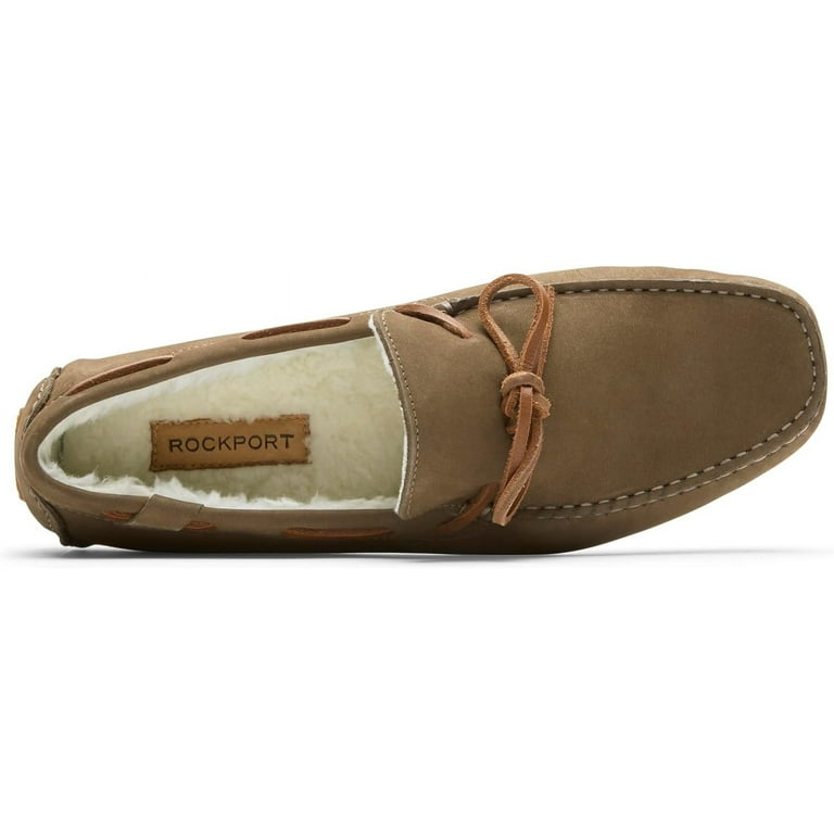 Rockport men's slippers lined moccasins hotsell