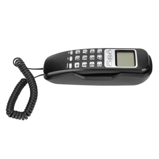 Teléfono con cable línea fija con cable Tono de llamada seleccionable Visualización de calendario Función de flash para volver a marcar para el hogar