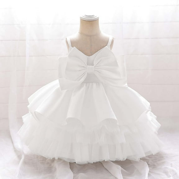 Girl Dresses Girls Formal Dresses WhiteBoho Dresses Children'S Day Dresses for Girls Birthday Princess Dress Size 18-24 Months Girls Dresses