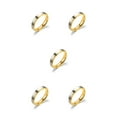 thumbnail image 3 of Anillo de compromiso ajustable Sonducket Pareja de acero a prueba de herrumbre sin rebabas, 3 of 6
