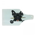 thumbnail image 1 of Bulldog Cutting Board, Businessman Black Dog with Glasses and Pencil in His Mouth Office Manager Boss, Decorative Tempered Glass Cutting and Serving Board, in 3 Sizes, by Ambesonne, 1 of 2