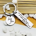 thumbnail image 2 of Stainless Steel Drive Safe Letter Keychain I Need You Here With Me Key Ring Gift zhangyuxiang LED, 2 of 2