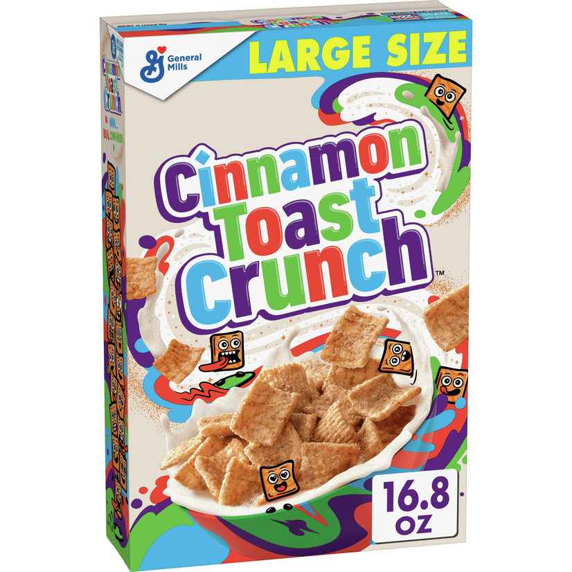 Cinnamon Toast Crunch, Cereal with Whole Grain, 16.8 oz