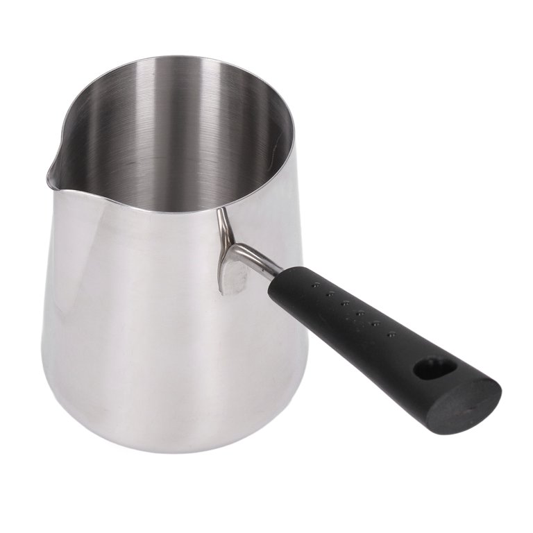 600ML Coffee Pot Stainless Steel Milk and Coffee Warmer