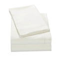 thumbnail image 4 of Soft Bed Sheets Set Bedspread Deep Pocket High Quality Bedding Set Creamy-White Full Size 4Pcs, 4 of 5