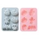 thumbnail image 2 of Molde de silicona Sincero para tarta de Halloween 6 agujeros forma de murciélago de calabaza, 2 of 7