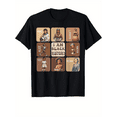 thumbnail image 2 of Men's Black History Month T-Shirt - I Am Black History Cotton Tee with Leaders & Black Girl Power Graphic, Soft Breathable Regular Fit Casual Shirt for Halloween Christmas Gifts, 2 of 7
