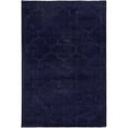 thumbnail image 1 of Unique Loom Trellis Shag Moroccan Modern Rug 4' x 6' Rectangle Navy Blue, 1 of 2