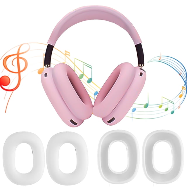 Funda Silicona para Almohadillas para Los Oídos/Cubierta para Las Orejeras/Cubierta para La Diadema para AirPods Max (blanco)