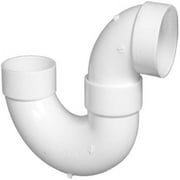 Charlotte Pipe Schedule 40 4 in. Hub x 4 in. Dia. Hub PVC P-Trap