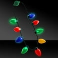 thumbnail image 3 of LED Light Up Christmas Bulb Necklace Party Favors for Adults or Kids Holiday, 3 of 4
