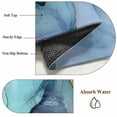 thumbnail image 6 of 8'x10' Area Rugs, Teal Marble Indoor Outdoor Area Rug for Living Room Bedroom, Modern Ink Painting Abstract Art Washable Bathroom Rugs Kitchen Floor Carpet Mats Home Decor Aesthetic, 6 of 8