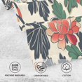 thumbnail image 5 of Yayeee 100% Cotton Hand Towels for Bathroom 16" x 28" Soft Absorbent Kitchen Towel, Red Flowers Pattern, 5 of 7