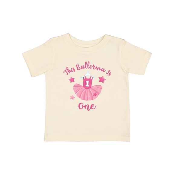 Inktastic Ballerina 1st Birthday Girls Baby T-Shirt