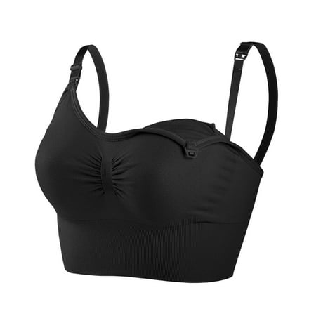 

Zuwimk Bras For Women Full Coverage Women s Full Figure Simple Shaping Minimizer Bra Black M