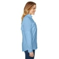thumbnail image 3 of Columbia 139656 Women's PFG Bahama Long Sleeve Shirt - White Cap Blue, 3 of 3