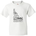thumbnail image 3 of Inktastic Idaho State Word Salad Youth T-Shirt, 3 of 5