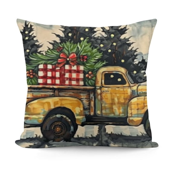 YINGXI Christmas Christmas Throw Pillow Case for Home Couch Sofa Bed Outdoor Decoration 12x12in