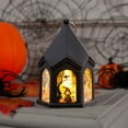 thumbnail image 3 of Halloween Lantern,Halloween Decor Black Gothic Lantern Lights,Mini Halloween Decorations,halloween lantern decor,halloween lanterns outdoor, 3 of 7