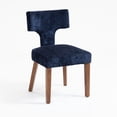 thumbnail image 3 of Mid Century Modern Dining Chairs Set of 2, Farmhouse Linen Fabric Upholstered Accent Chair,Kitchen Chairs with Hardwood Frame, Beige, 3 of 15