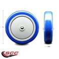 thumbnail image 2 of SCC - 5" Blue Poly on Polyolefin Wheel Only - 3/8" Bore - 350 lbs Capacity, 2 of 2