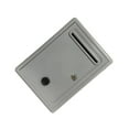 thumbnail image 4 of ziyahi Suggestion Drop Box Waterproof with Slot Box Gray Complaint Donation Box Lock and Gray, 4 of 6