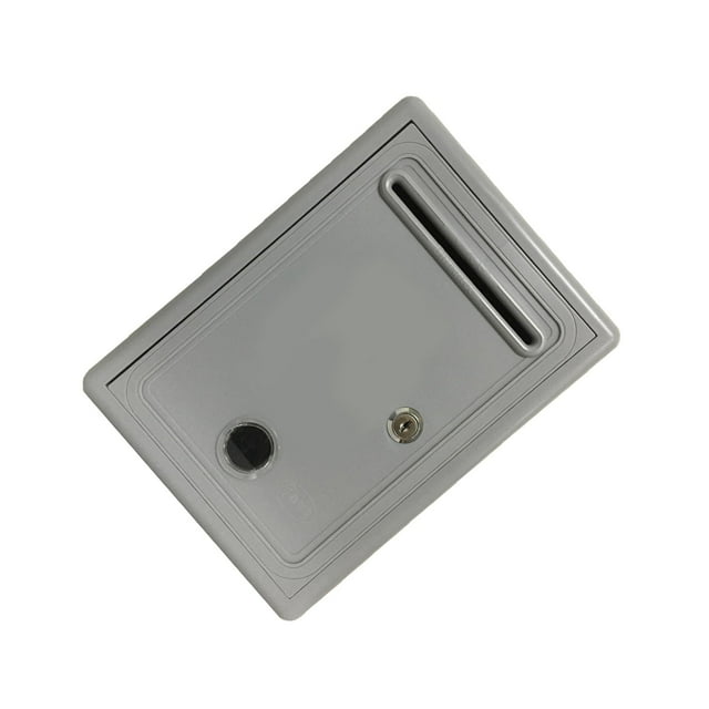 tamizeot Suggestion Drop Box Waterproof with Slot Box Complaint Lock and Donation Box Gray Gray
