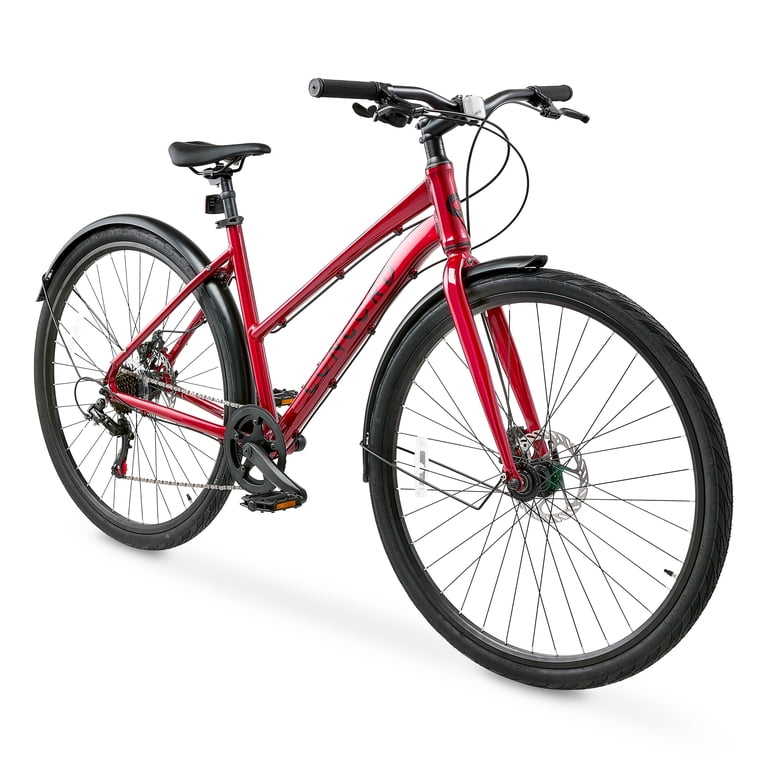 Concord 700C Axia Comfort Road Bike, Red, Fits Riders 5'2