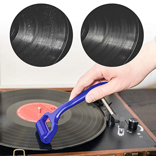 16 x 11cm Reusable Anti-Static LP Album Cleaning Roller Ultimate All in One Cleaner for DJ and Music Lovers kwmobile Vinyl Record Cleaner Roller