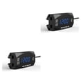 thumbnail image 1 of relayinert Motorcycle Voltmeter LED Display DC Voltage Meter Portable Fixing Carrying Bright Time Volt Gauge Outdoor Detector Blue Light 2Set, 1 of 6