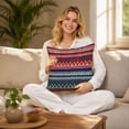 thumbnail image 6 of Throw Pillow Covers 18x18 Inch, Decorative Square Pillowcases, Farmhouse Holiday Cushion Covers for Couch Sofa Living Room Bedroom Outdoor Home Decor, 6 of 7