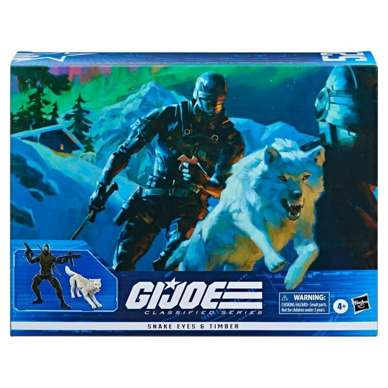 G.I. Joe: Classified Series Snake Eyes & Timber Collectible Kids Toy Action  Figures for Boys & Girls Ages 4 5 6 7 8 and Up 