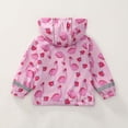 thumbnail image 6 of Curuila Toddler Girls Coat With Zipper Long Sleeve Cartoon Print Hooded Jacket For Girls Winter Warm Casual Soft Outerwear Size 12-18 Months, 6 of 9