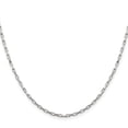thumbnail image 2 of 925 Sterling Silver Box Chain Styles Necklace 1.65 mm Elongated 20 inch, 2 of 4