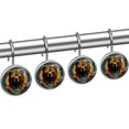 thumbnail image 2 of HemaKayy 12 Pcs Decorative Shower Curtain Hooks - Stainless Steel Rings for Bathroom Decor - Easy Glide & Secure Hold - Perfect Decoration for Bathroom Shower Rods - Animal Bear, 2 of 5