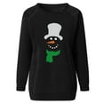 thumbnail image 4 of Fall Sweatshirts for Women Christmas Snowman Print Top Long Sleeve Round Neck Sweatshirt Cute Graphic Sweatshirts Women Sweaters Cheap, 4 of 5