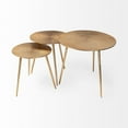 thumbnail image 3 of Mercana Reva III 16.3 x 17 Round Top Gold-Toned Cast Metal Accent Table, 3 of 7