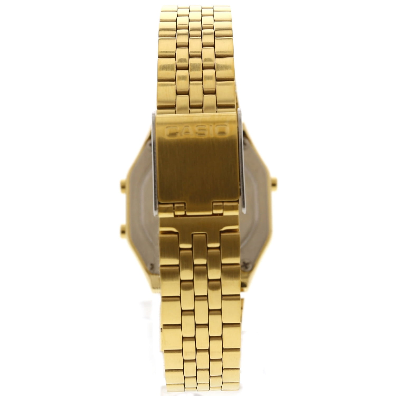Casio LA680WGA-4C Ladies Vintage Gold Stainless Steel Digital with Flowers Watch