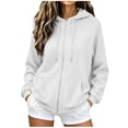 thumbnail image 3 of AnuYalue Womens Zip Up Hoodies Trendy Casual Long Sleeve Zipper Sweatshirts Fall Winter Track Jackets with Pockets, 3 of 7