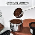 thumbnail image 6 of U-Taste Coffee Scoop 2 Tablespoon: 18/8 Stainless Steel Measuring Scooper for Ground Coffee, Bean, Powder, Espresso, 4.3in Long Handle Metal Measure Spoon for Canister, Jar (2Tbsp/30ml), 6 of 10