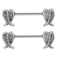 thumbnail image 2 of MERIGLARE 1 Pair Stainless Steel Angel Double Pattern Balanced Nipple, 2 of 9